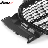 2017-2020 Benz W213 E300 E350 E400 E450 Diamond Style Gloss Black Chrome Grille ABS