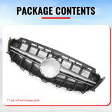 2017-2020 Benz W213 E300 E350 E400 E450 E43 W213 E63 Unpainted + Silver Grille PP