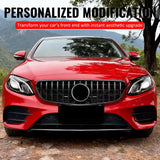 2017-2020 Benz W213 E300 E350 E400 E450 E43 AMG GT Style Gloss Black Grille ABS