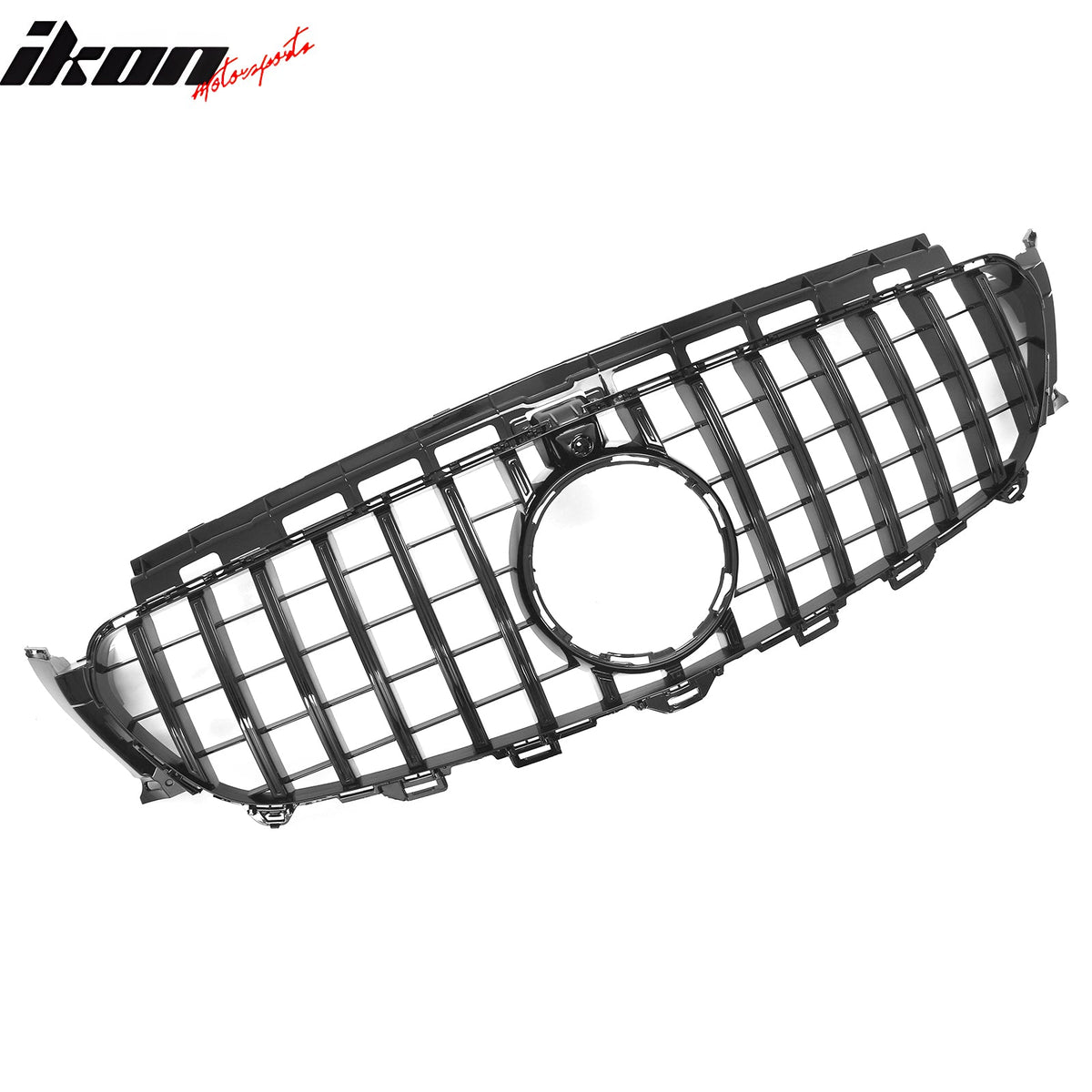 2017-2020 Benz W213 E300 E350 E400 E450 E43 AMG GT Style Gloss Black Grille ABS