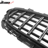 2021-2023 Benz E-Class W213 E350 E450 GT Style Unpainted Black + Chrome Grille ABS