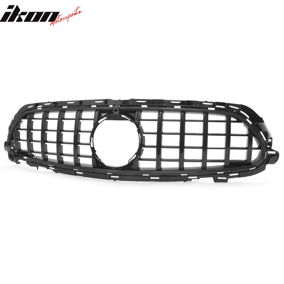 2021-2023 Benz E-Class W213 E350 E450 GT Style Gloss Black Grille ABS