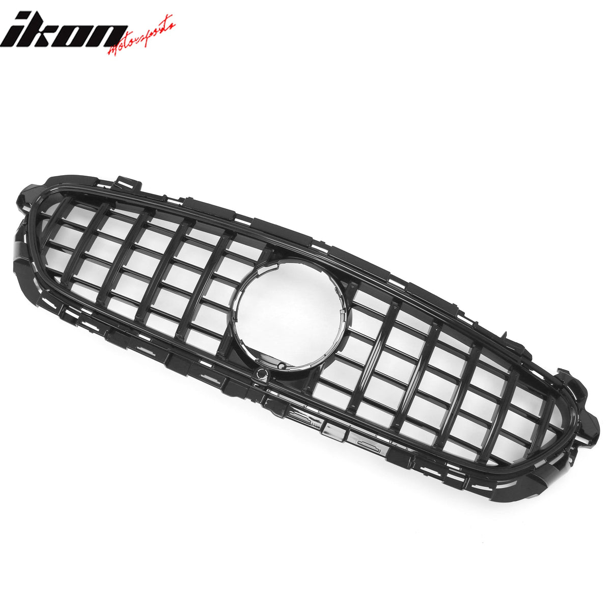 2021-2023 Benz E-Class W213 E350 E450 GT Style Gloss Black Grille ABS