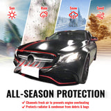 2015-2018 Benz C300 C350e C400 C450 AMG W205 C63 Style Primer Black + Silver Grille ABS