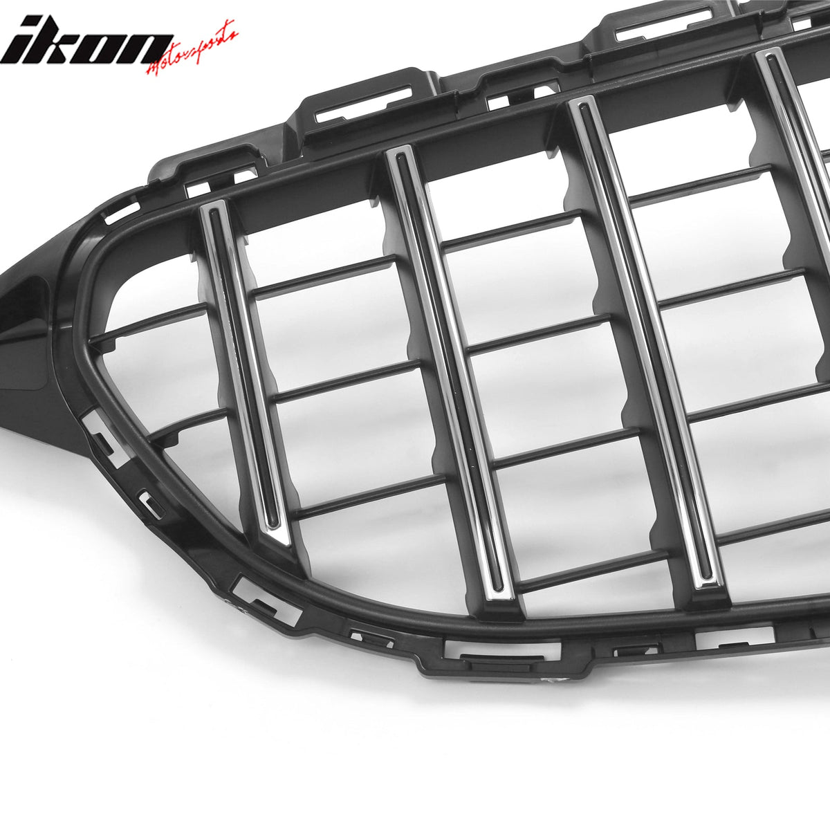 2015-2018 Benz W205 C300 C350e C400 C450 AMG GT Style Unpainted + Chrome Grille ABS
