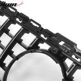 2015-2018 Benz W205 C300 C350e C400 C450 AMG GT Style Unpainted + Chrome Grille ABS