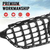2015-2018 Benz W205 C300 C350e C400 C450 AMG GT Style Gloss Black Grille ABS