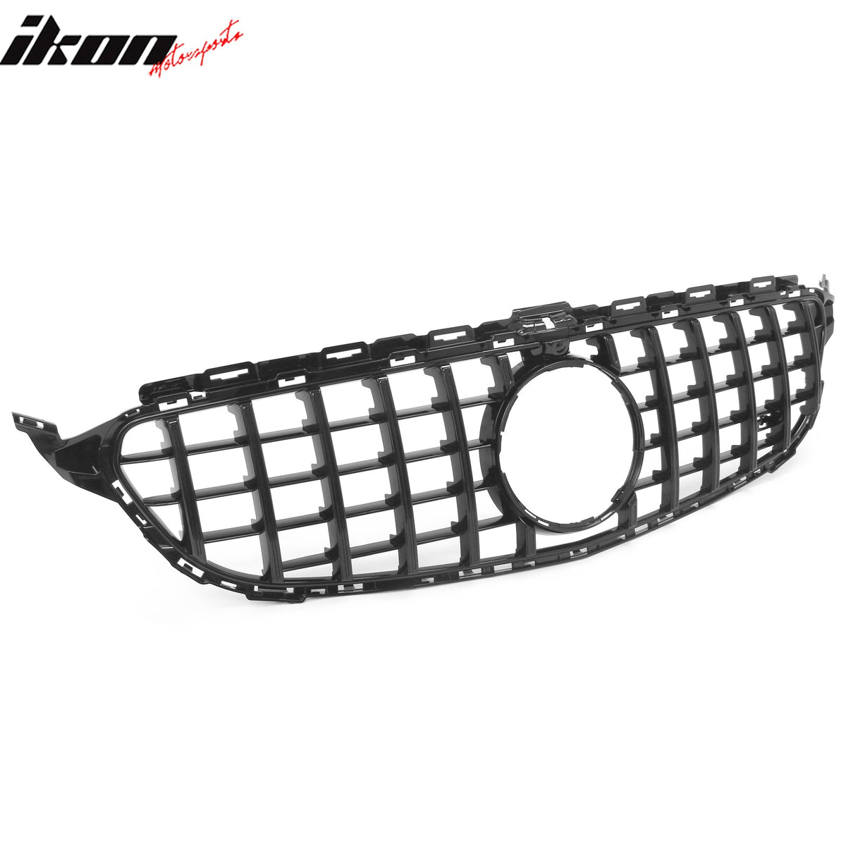 2015-2018 Benz W205 C300 C350e C400 C450 AMG GT Style Gloss Black Grille ABS