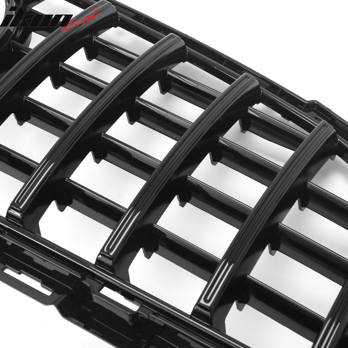 2015-2018 Benz W205 C300 C350e C400 C450 AMG GT Style Gloss Black Grille ABS