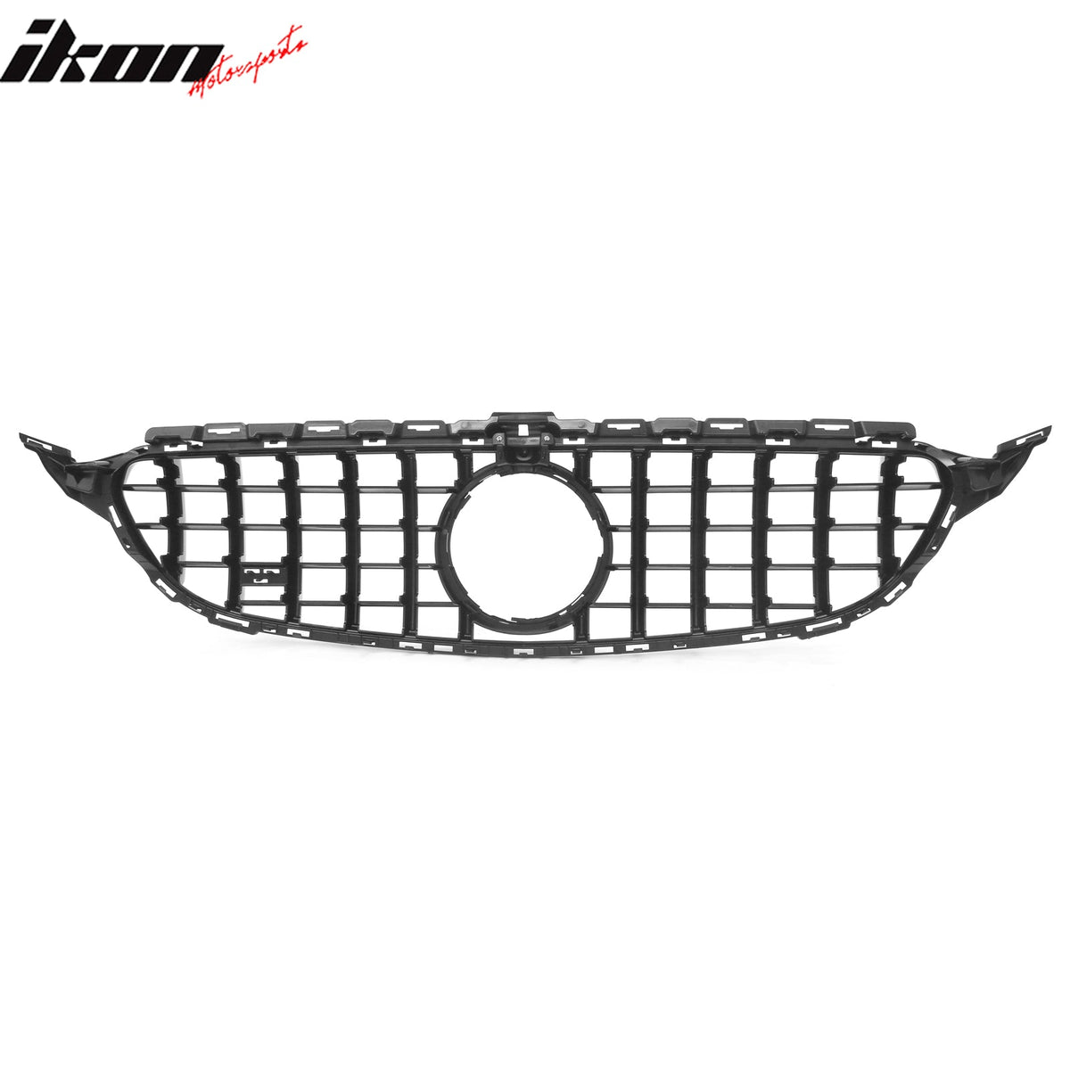 2015-2018 Benz W205 C300 C350e C400 C450 AMG GT Style Gloss Black Grille ABS