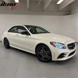 2019-2021 Benz W205 C300 C43 AMG Sedan Diamond Style Unpainted + Chrome Grille ABS