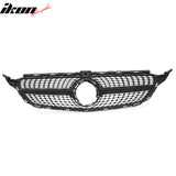 2019-2021 Benz W205 C300 C43 AMG Sedan Diamond Style Unpainted + Chrome Grille ABS