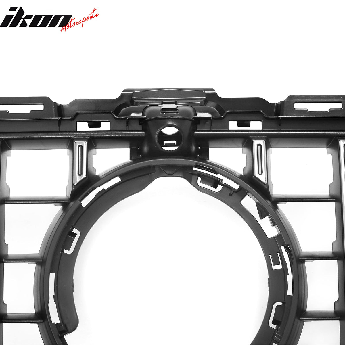 2019-2021 Benz W205 C300 C43 AMG Sedan GT Style Unpainted Black + Chrome Grille ABS