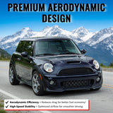 2008-2015 Mini Cooper S& JCW R55 R56 R57 R58 R59 JCW Style Front Upper Grille Matte Black Grille Gloss Black Frame ABS