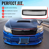 2009-2013 Subaru Forester Honeycomb Style Front Bumper Upper Grille Replacement Carbon Fiber Print ABS