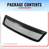 2009-2013 Subaru Forester Honeycomb Style Front Bumper Upper Grille Replacement Carbon Fiber Print ABS