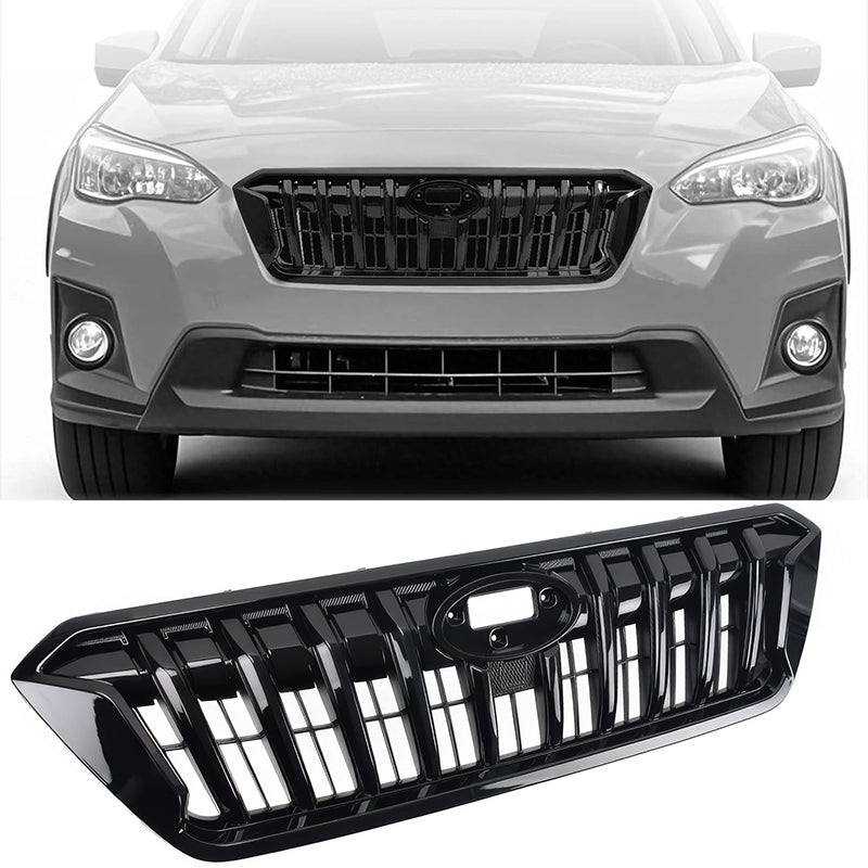 2021-2023 Subaru Crosstrek Sport Style Gloss Black Front Upper Grille
