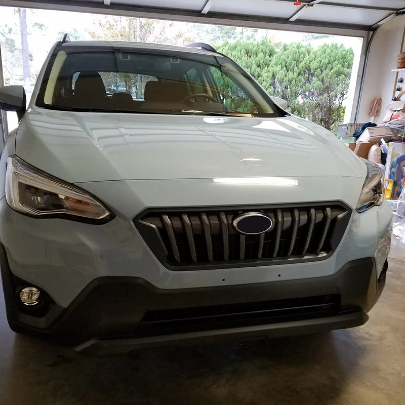 2021-2023 Subaru Crosstrek Sport Style Gloss Black Front Upper Grille