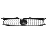 2004-2005 Subaru Impreza STI Style Front Bumper Grille Gloss Black ABS