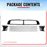 2002-2003 Subaru Impreza Front Upper Grille WRX STI Mesh Style Black Replacement Front Bumper Hood Grill