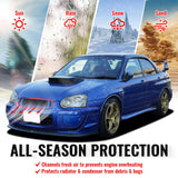 2004-2005 Subaru Impreza Front Upper Grille WRX STI Mesh Style Black Replacement Front Bumper Hood Grill