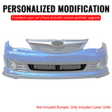 2008-2010 Subaru Impreza WRX STI Honeycomb Style Front Bumper Lower Grille Insect Prevention Carbon Fiber Print ABS