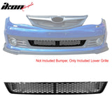 2008-2010 Subaru Impreza WRX STI Honeycomb Style Front Bumper Lower Grille Insect Prevention Carbon Fiber Print ABS