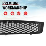 2008-2010 Subaru Impreza WRX STI Honeycomb Style Front Bumper Lower Grille Insect Prevention Gloss Black ABS