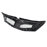2008-2010 Subaru Impreza WRX OE Style Grille Gloss Black W/ Silver ABS