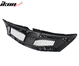 2008-2010 Subaru Impreza WRX OE Style Grille Gloss Black W/ Silver ABS