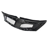 2008-2010 Subaru Impreza WRX OE Style Grille Matte Black W/ Silver ABS
