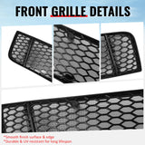 Front Bumper Lower Grille for Subaru WRX & WRX STI 2018-2021 Honeycomb Style Insect Prevention Gloss Black PP