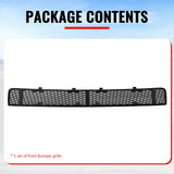 Front Bumper Lower Grille for Subaru WRX & WRX STI 2018-2021 Honeycomb Style Insect Prevention Gloss Black PP