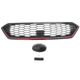 2018-2021 Subaru WRX Gloss Black W/ Red JDM Front Bumper Grille ABS