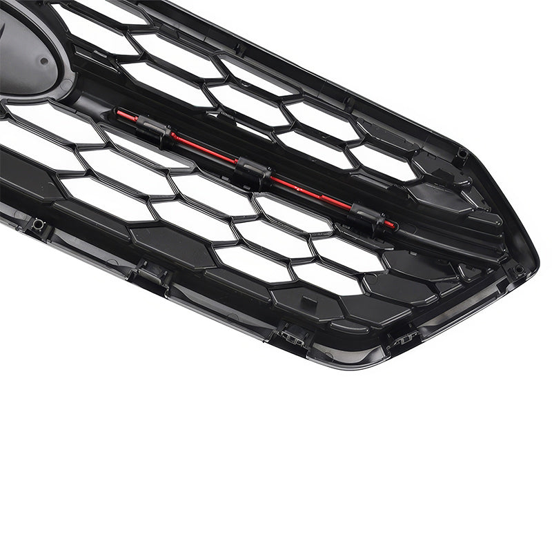 2018-2021 Subaru WRX STI Style Gloss Black W/Red Trim Front Grille ABS