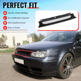 1999-2006 Volkswagen Golf/GTI/R32 MK4 Front Upper Grille Mesh Style Black Replacement Front Bumper Hood Grill