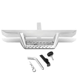 2 Inch Receiver Hitch Step with 3.25 Inch Square Chrome Platform