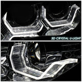 04-07 BMW 5 Series LED Headlights Chrome Housing H1/H7 Bulbs