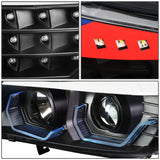 06-12 BMW 3-Series E90 3D Crystal Halo Projector LED Headlights