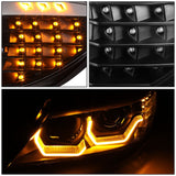 06-12 BMW 3-Series E90 3D Crystal Halo Projector Headlights