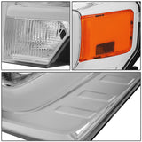 09-14 Ford F-150 3D LED Projector Headlights Chrome Housing