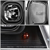 2004-2008 Ford F-150 3D LED C-Bar Headlights Black Housing Clear Corner