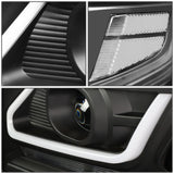 15-18 Chevrolet Suburban/Tahoe 3D LED Projector Headlights Black