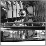 1997-2004 Dodge Durango Black Housing Headlights with Amber Corner