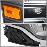 2013-2019 Ford Flex Black Housing Halogen Headlights