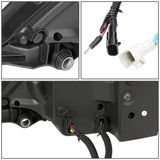 04-17 Freightliner Columbia LED Projector Headlights - Black Housing
