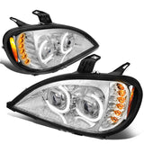 04-17 Freightliner Columbia LED Projector Headlights - Chrome