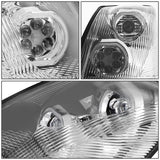 04-18 Volvo VN VNL LED Projector Headlights - Chrome Housing