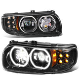 2008-2021 Peterbilt 388/389/567 Black Headlights