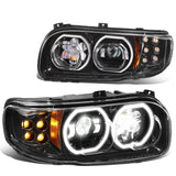 2008-2021 Peterbilt 388/389/567 Black Headlights